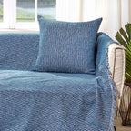 Διακοσμητική Μαξιλαροθήκη Charisma Cotton Stripe / 57x57 / Blue